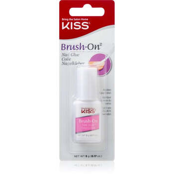 Brush-On Nail Glue - Lepidlo na nechty rýchloschnúce s aplikačným štetcom